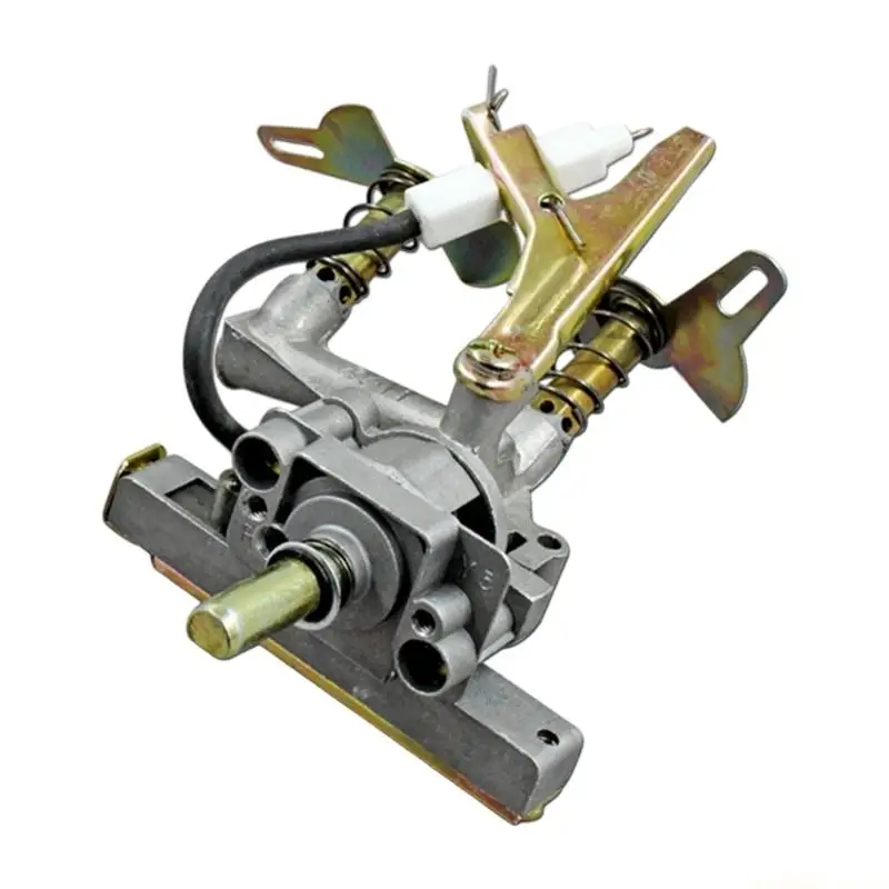 D0AB Double Head Gas Stove Assembly for Home Cooking LPG Coal Simple Task