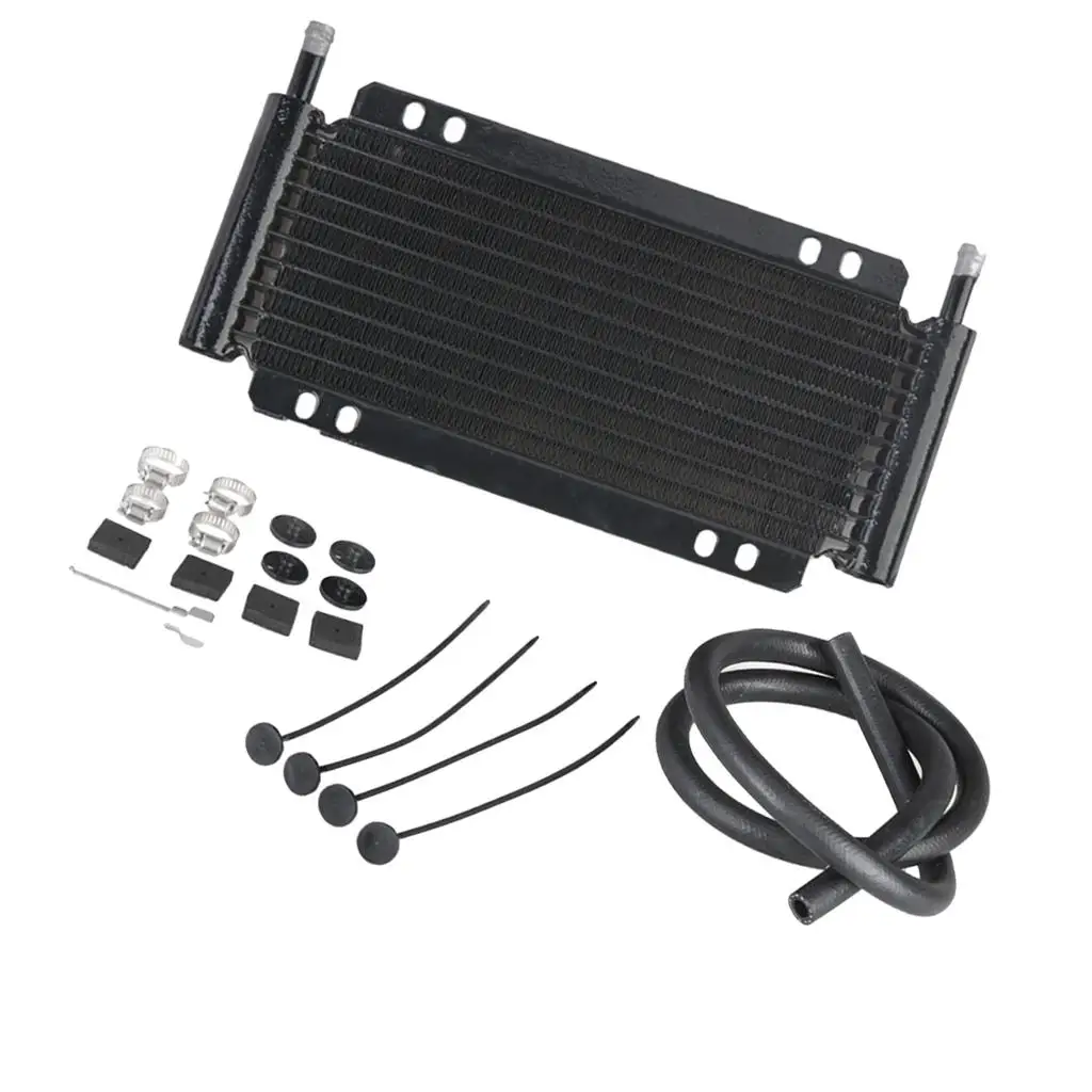 Universal Automatic /Gearbox Oil Cooler Kit - 11 Row With Hose