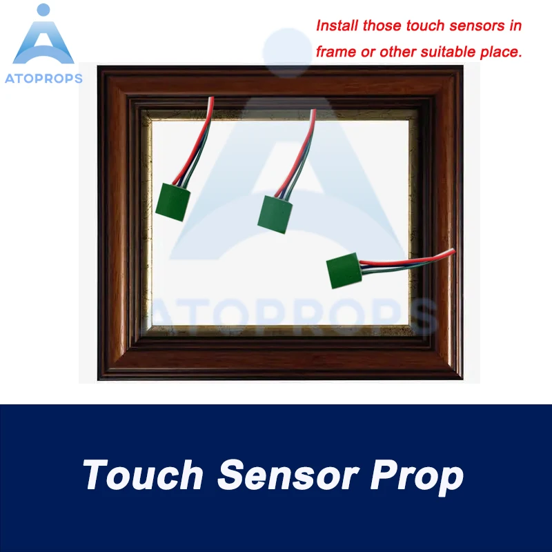 Touch Sensor Prop real life escape room touch the sensors in correct order to unlock ATOPROPS