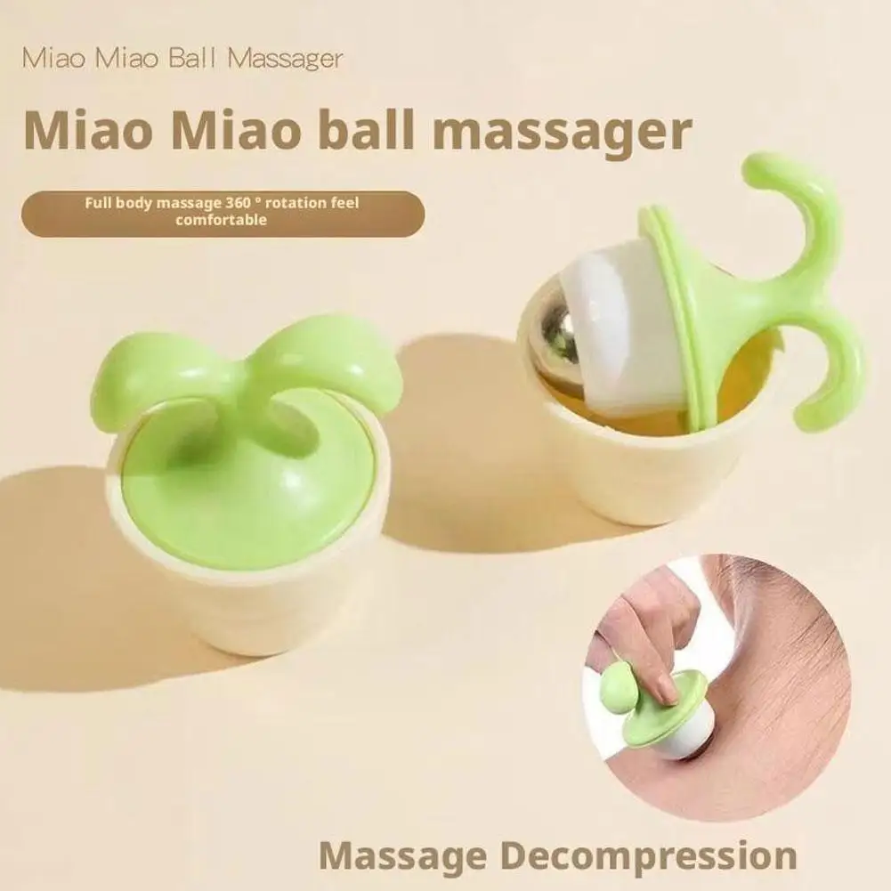 1 個アイスアイマッサージャーデバイスアイスマッサージャーかわいい鉢植えリラックスローラー健康眼球ケアツールマッサージャー植物リラクゼーション Q4S6