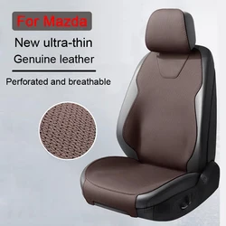 Ultra soft leather Car seat cover Universal Breathable Seat Cushion For Mazda 2 3 5 6 Atenza Axela CX-3 CX3 CX-5 CX5 CX7 CX-9