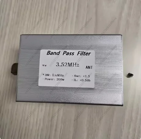 BPF-3.5-100 3.52MHz 80m Band Pass Filter 200W Interference Rejection for Amateur Radio HF Transceiver Improve Sensitivity