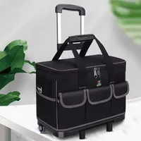 Multifunctional Pull Rod Tool Kit High Capacity Tools Box Electricia Hardware Repair Bag Household Suitcase Tools Storage Cases