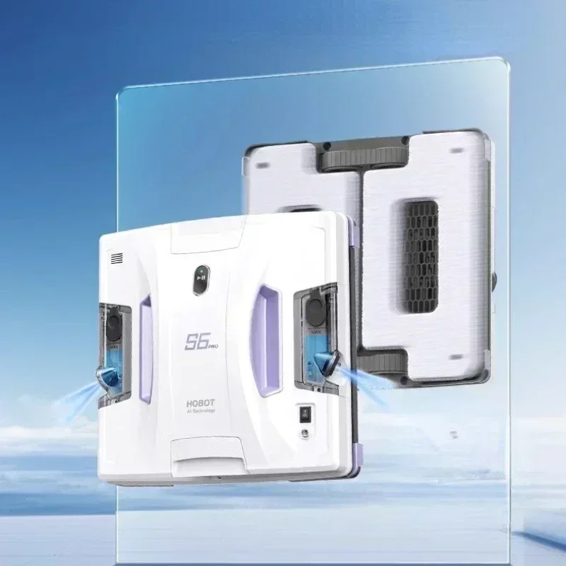Original    HOBOT Fully Automatic Intelligent Remote Control Window Cleaning Robot S6PRO Double Cloth High-speed Vibration Windo