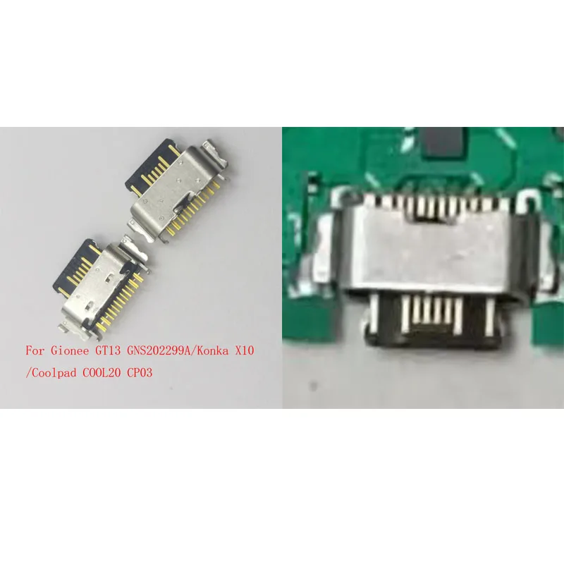 1-20Pcs USB Connector Plug Charger Charging Dock Port Type C Contact For Gionee GT13 GNS202299A Coolpad COOL20 CP03 Konka X10