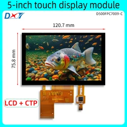 5.0 inch LCD touch screen 5 inch capacitive touch CTP 800*480 FT5446U RGB interface TTL ST7262