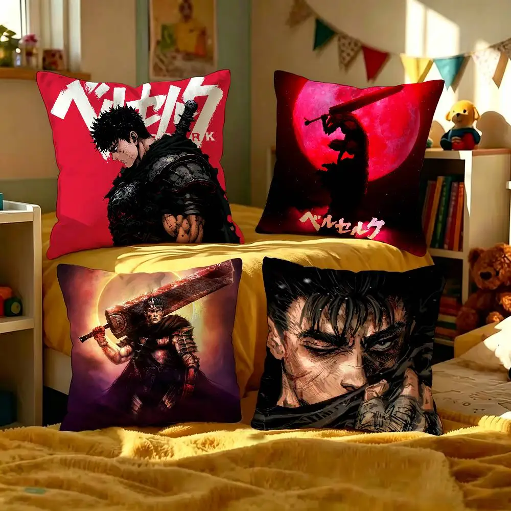 Guts Sword in Berserk pillow cover sofa cushion cover home room decoration children gift