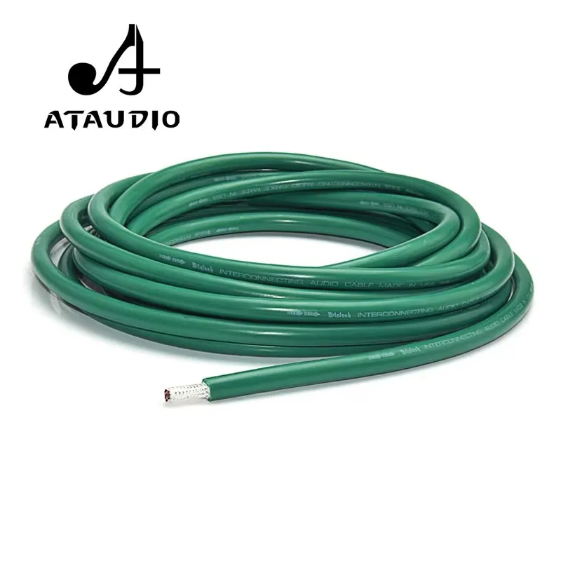 ATAUDIO 2328 Cavo sfuso audio RCA HiFi placcato argento e rame Cavo sfuso ad alte prestazioni per fai da te