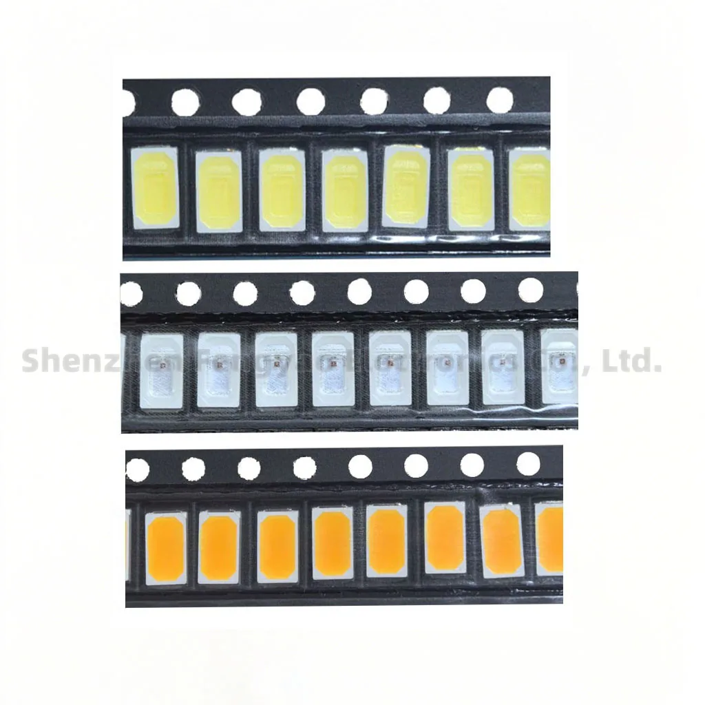 100 peças 5630/5730-cw/ww 0.5w 150ma 50-55lm branco 6500k quente 3000k luz smd 5730 5630 led chip lâmpada contas diodo