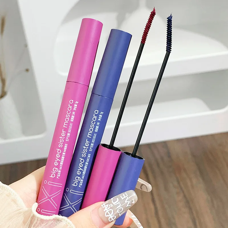 Mascara impermeabile colorato 4D per l'estensione delle ciglia nero blu rosso allungamento spesso Eye Lash Eyes strumento per il trucco cosmetici coreani