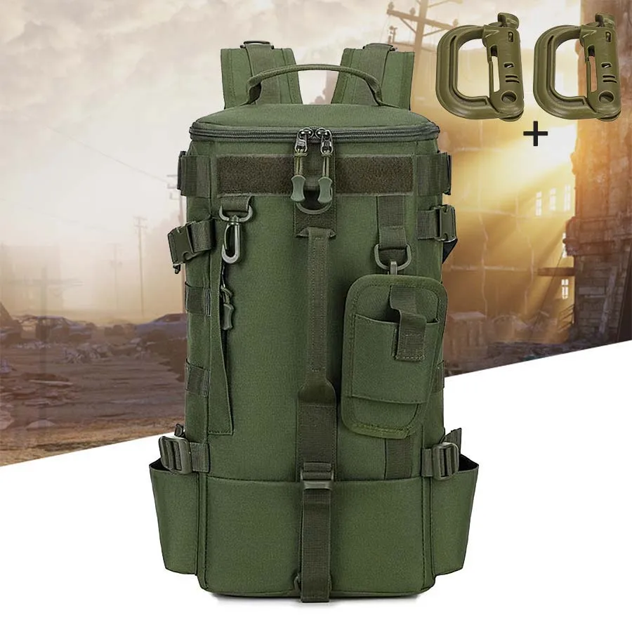 

External fishing rod design, multi-layer storage fishing backpack, fishing gear storage backpack, one package for all needs