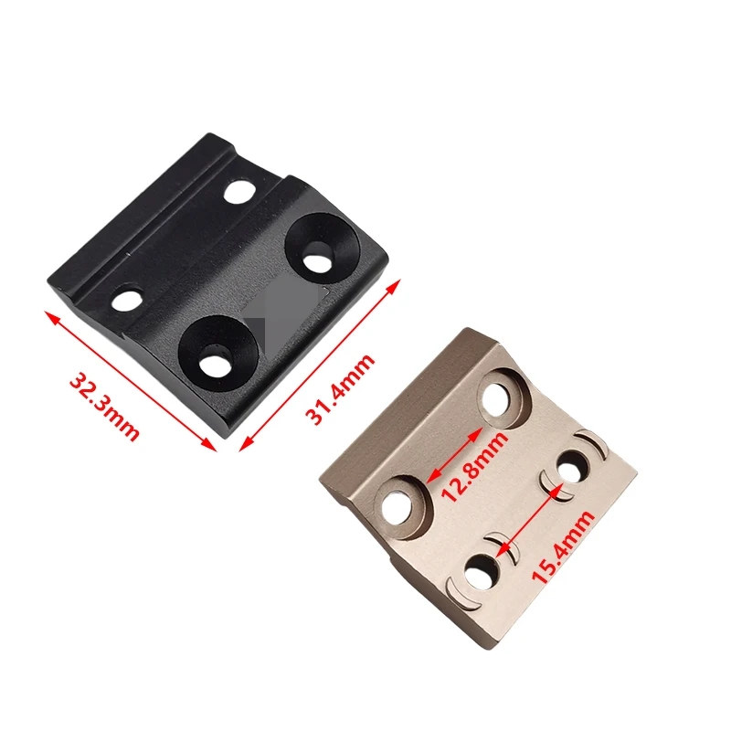 Scout Light Side Mount DD CNC Keymod M-LOK Rail for SF M300 M600 Tactical Flashlight Base Mounts Hunting Accessories