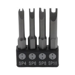 Special-shaped Screwdriver Bit 4/5 Pcs 6.35mm(1/4inch)handle Three Points Y Type/U Type High Quality Brand New