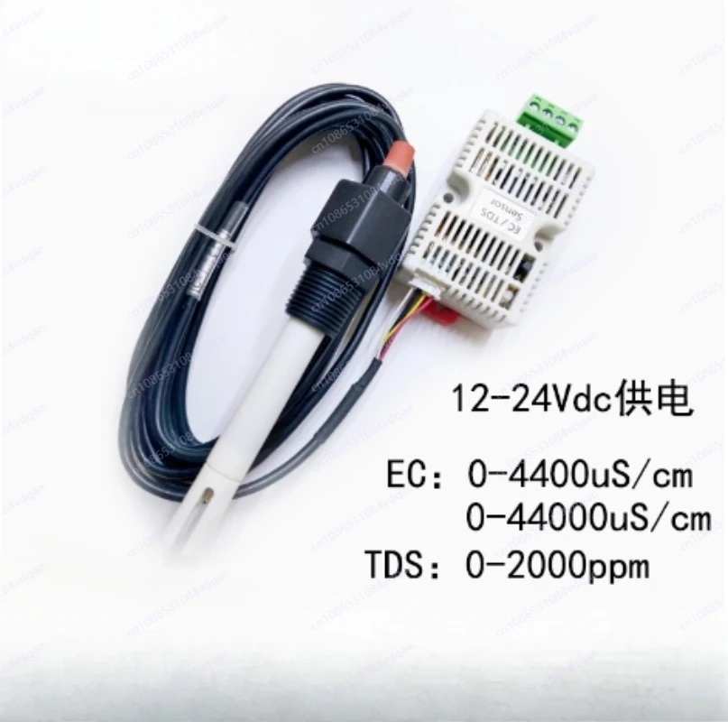 EC Transmitter TDS Sensor Module, Conductivity 4-20 mA Analog Voltage Output RS485 Output