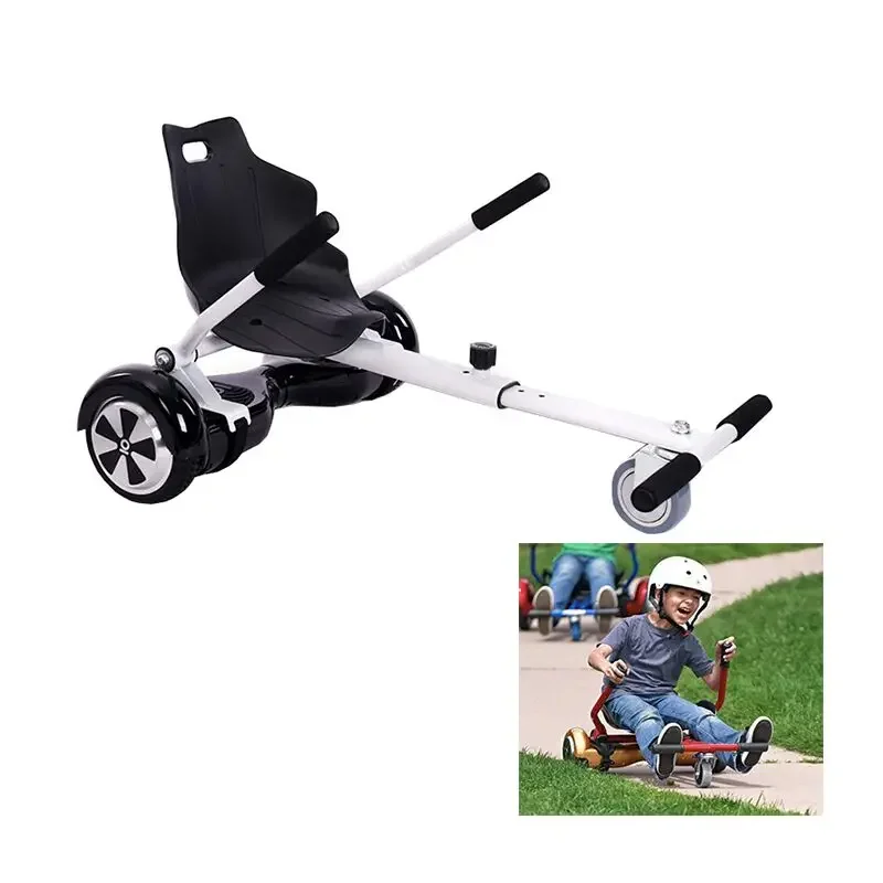 Balanced Hovercart Frame for Kid Hover Kart Self Balancing Hoverboard Adjustable Accessories Single Pole