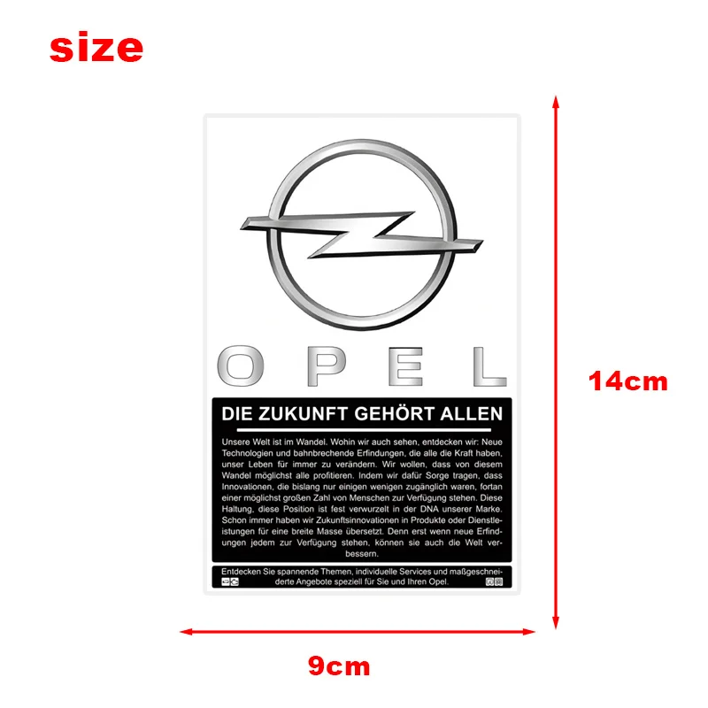 1/2PCS JDM Static Car Head Glass stickers Decoratlve Emblem Stickers Fit For Opel Insignia Astra Antara Meriva Zafira H G Corsa