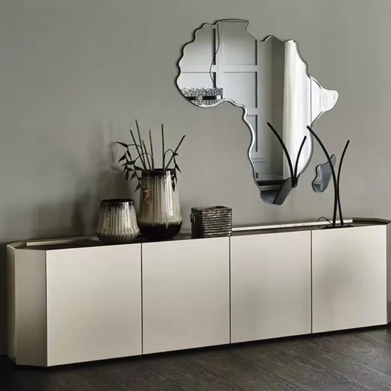 

American porch cabinet home decoration modern simple light luxury partition Italian minimalist shoe cabinet foye