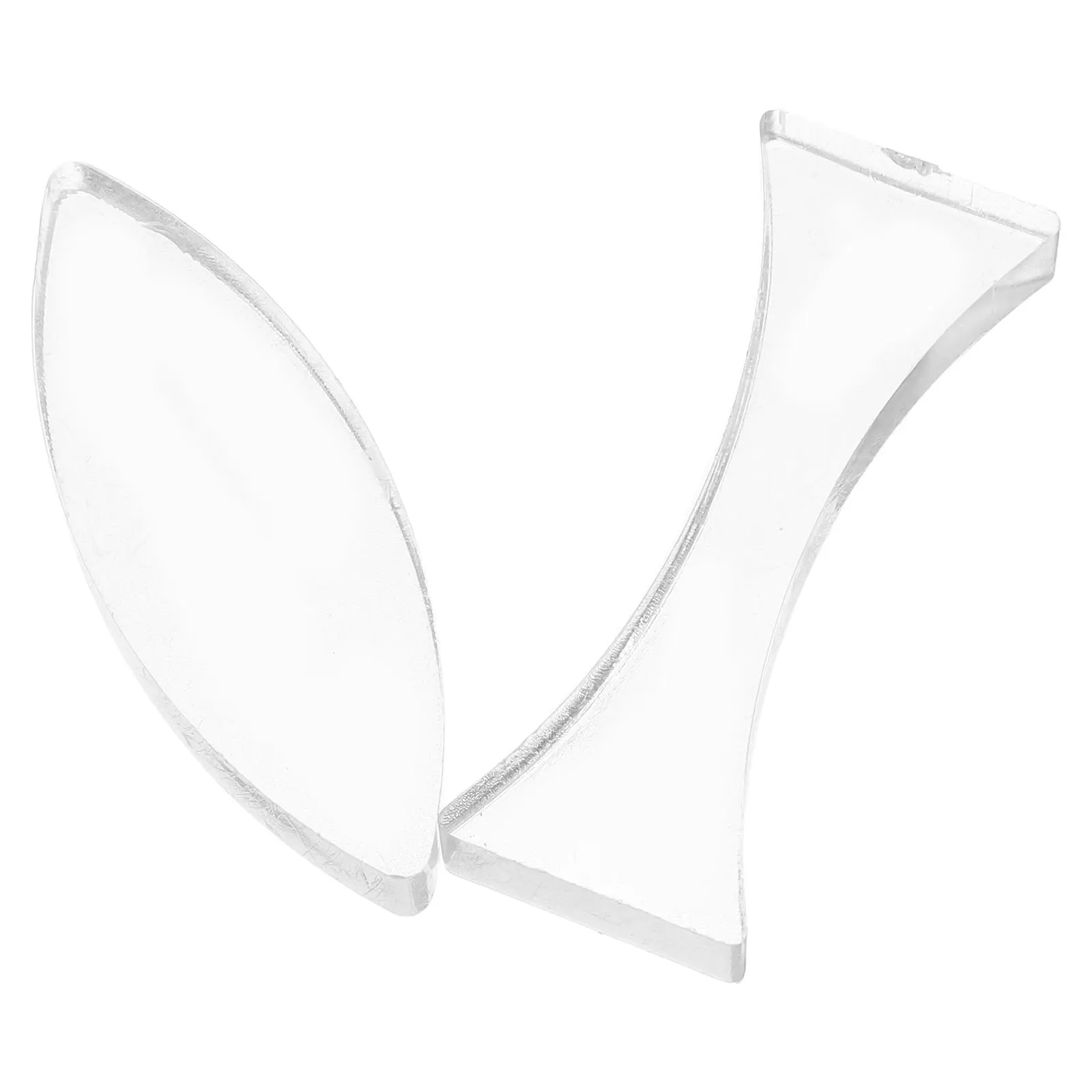 

Набор из 2 оптических линз: Премиальные акриловые линзы для физических экспериментов, обучающие пособия по преломлению света, подарок для студентов