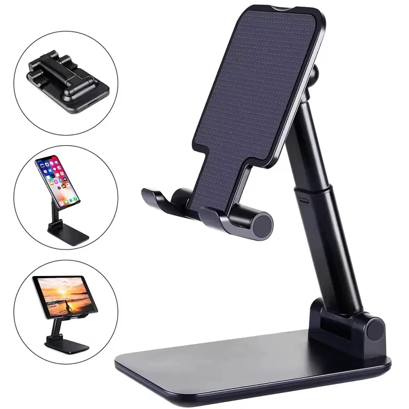 Schreibtisch Handy Halter Stehen Für IPhone IPad Xiaomi Einstellbare Desktop Tablet Halter Universal Tisch Handy Ständer