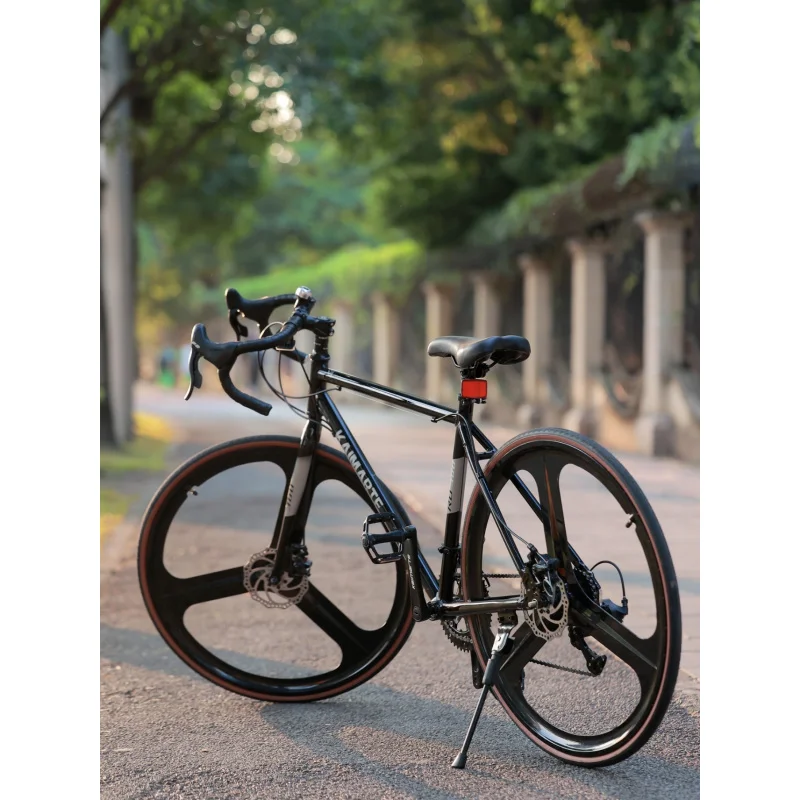 

Bicycle Men's Adult Variable Speed Aluminum Alloy700CBent Handlebar Road Racing Student Bicycle