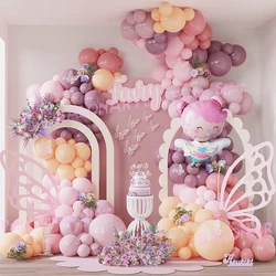 Fairy Balloon Arch Kit Pastel Pink Purple Flower Fairy Foil Balloon Boho Girl Wonderland Baby Shower Birthday Party Decor Globos