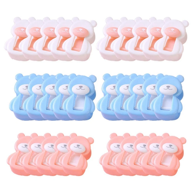 Invisible Needleless Sheet Quilt Cover Clip Anti-Run Dual Card Clip Cartoon Quilt Anti-Slip Buckle 30Piece