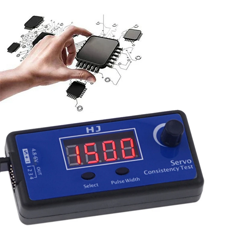 1-4 цифровой сервотестер, сервотестер ESC, тестер консистенции для радиоуправляемого вертолета, самолета, автомобиля, прочный, простой в установке, простой в использовании