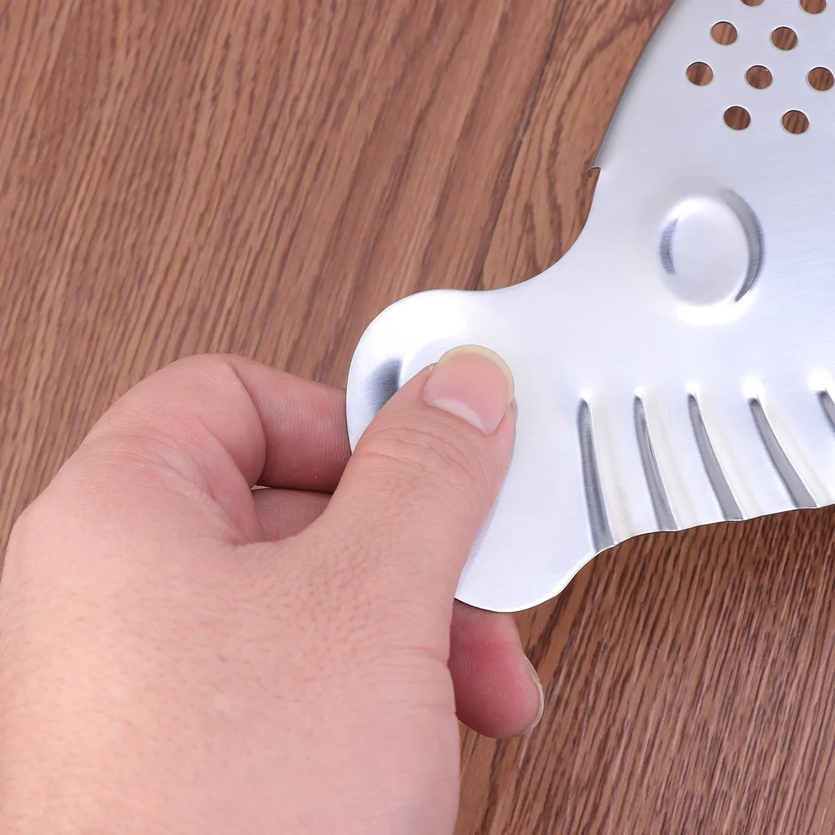 

Stainless Steel Pot Strainer Heavy Duty Kitchen Drainer Pan Spaghetti Pasta Strainer Easy Draining Silver Lightweight