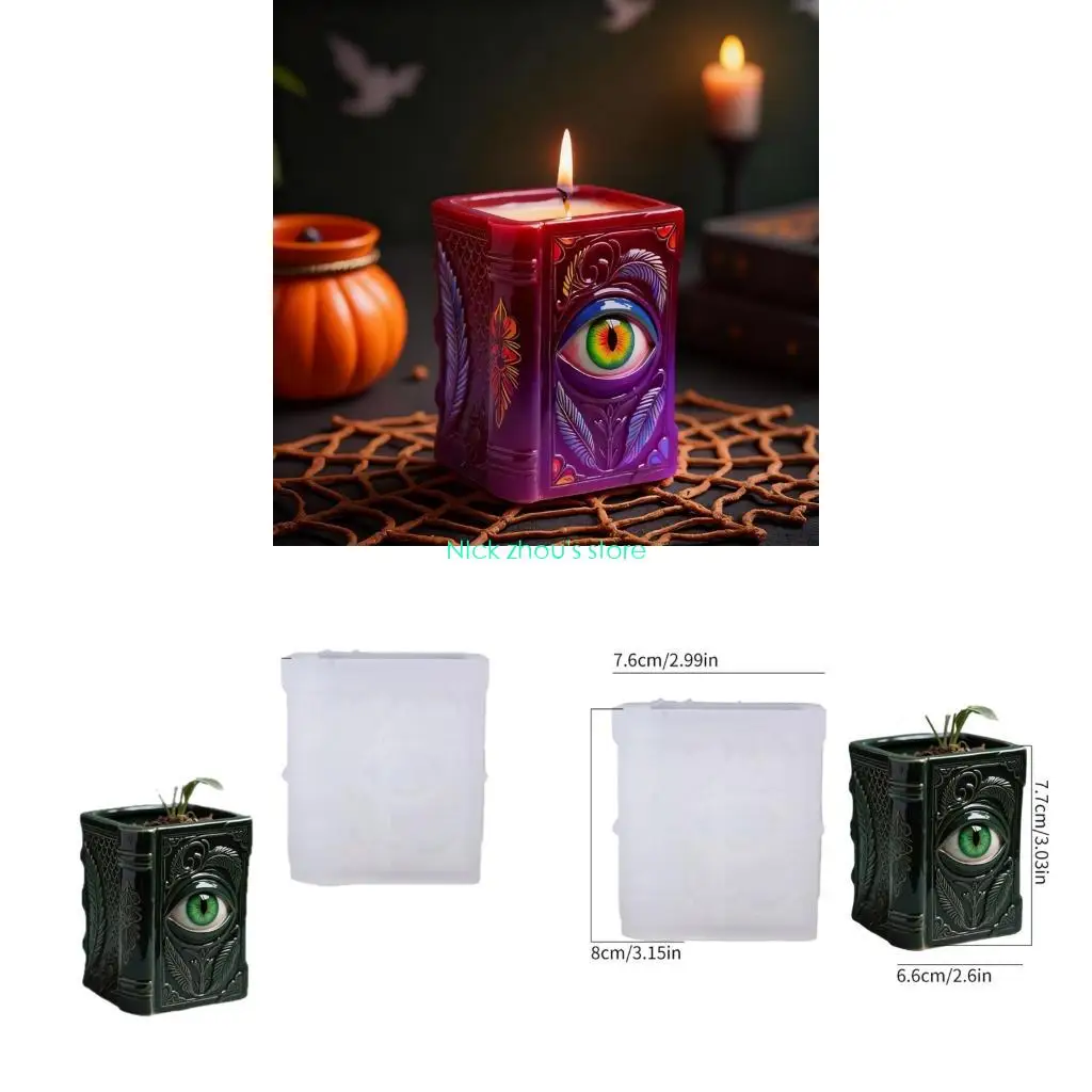 

E15E многоразовая силиконовая форма для глаз, силиконовая текстура, ручная работа, форма для рукоделия из смолы для горшка,