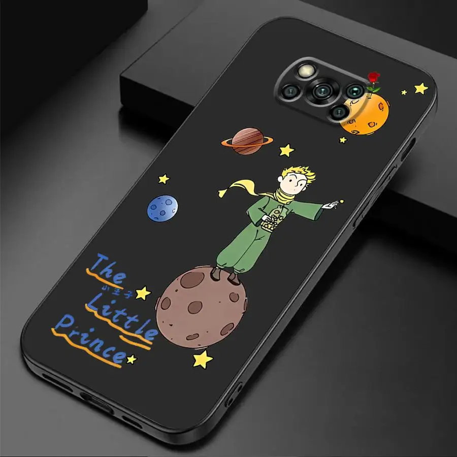 Little Prince Phone Case for Poco F1 F3 F4GT F5Pro X3 NFC Pro X4Pro5G X4GT X5 Pro5G M3 Pro 5G M4 Pro 5G M5s C40 C50 C51 C61