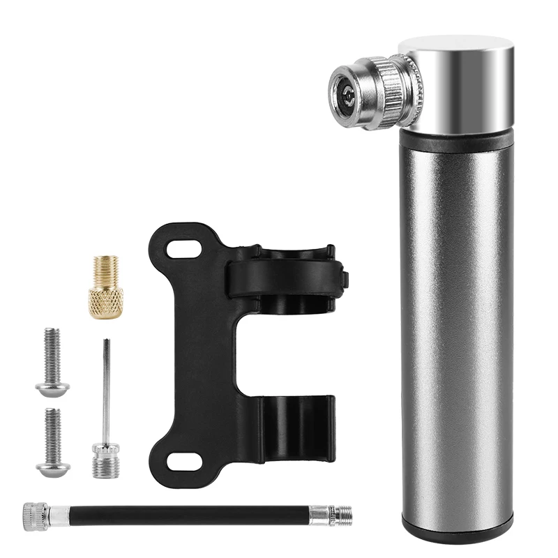 AliExpress DOMEN Bicycle Mini Pump Portable Aluminum Alloy Bicycle Hand Air Pump Schrader Presta Valve Mouth Universal Handheld Air Pump