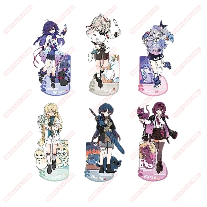 Honkai: Star Rail Animation Game Peripheral Toys Blade Aventurine Acrylic Stand-Up Sign Anime Action Figure Model Collection