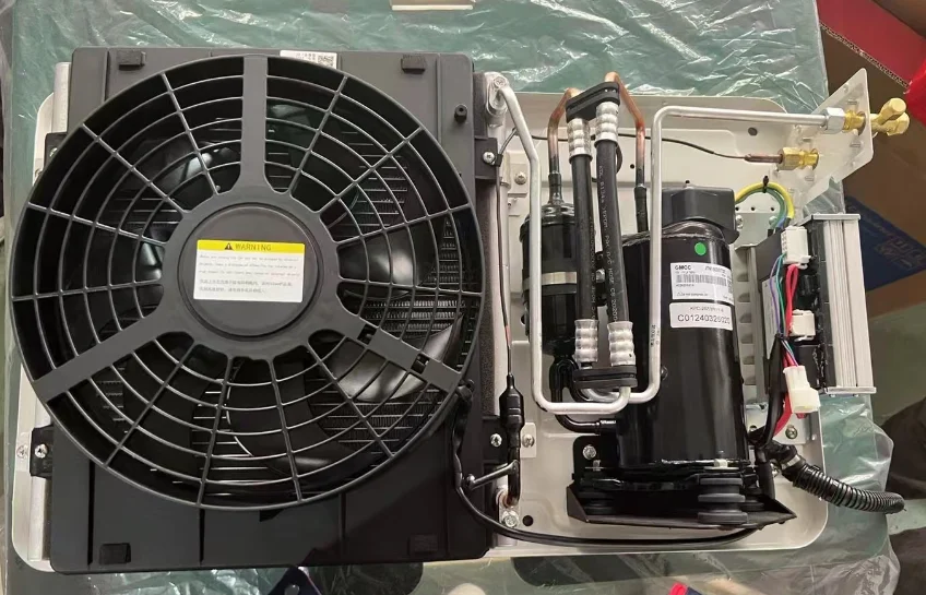 12 فولت RV شاحنة سبليت نظام تكييف الهواء الكهربائية 24 فولت التيار المتناوب سقف شنت وحدة سيارة حافلة البحرية وقوف السيارات برودة #4