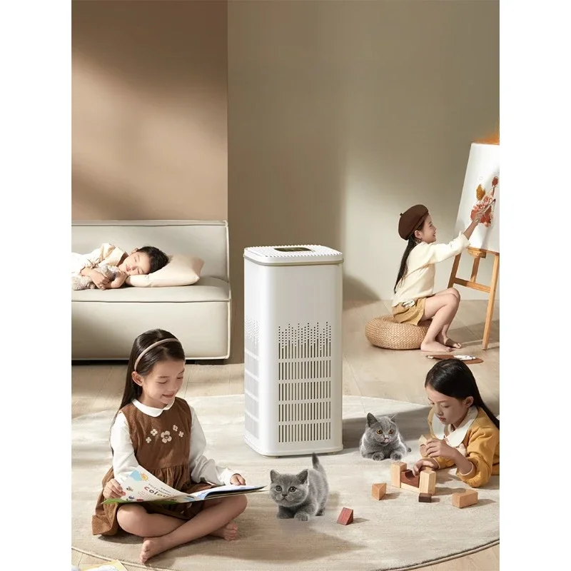 Cat hair air purifier for pet deodorization, odor, allergens, hair purification machine