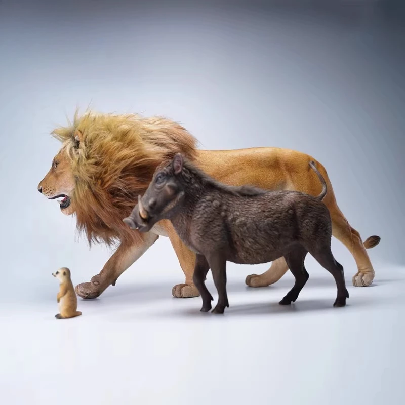 Lion King Simulation Wild Resin Model Home Office Ornament