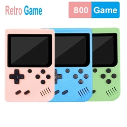 Mini console de jeux vidéo rétro portable, 800 jeux en 1, David déterminer le lecteur de jeu, 8 bits, 3.0 pouces, document, écran LCD, délibérément garçon, cadeau