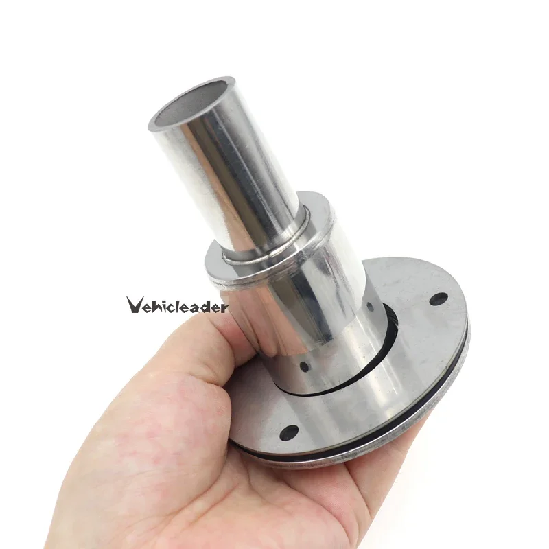 Universele Thru Romp Uitlaat Fitting Rvs 24Mm Hittebestendige Gebogen Buisleiding Dop Hardware Voor Diesel Boot Truck