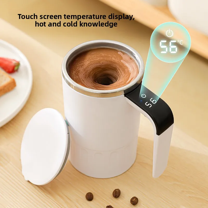 Picture 4: New digital display temperature automatic mixing cup electric portable coffee cup rechargeable mag