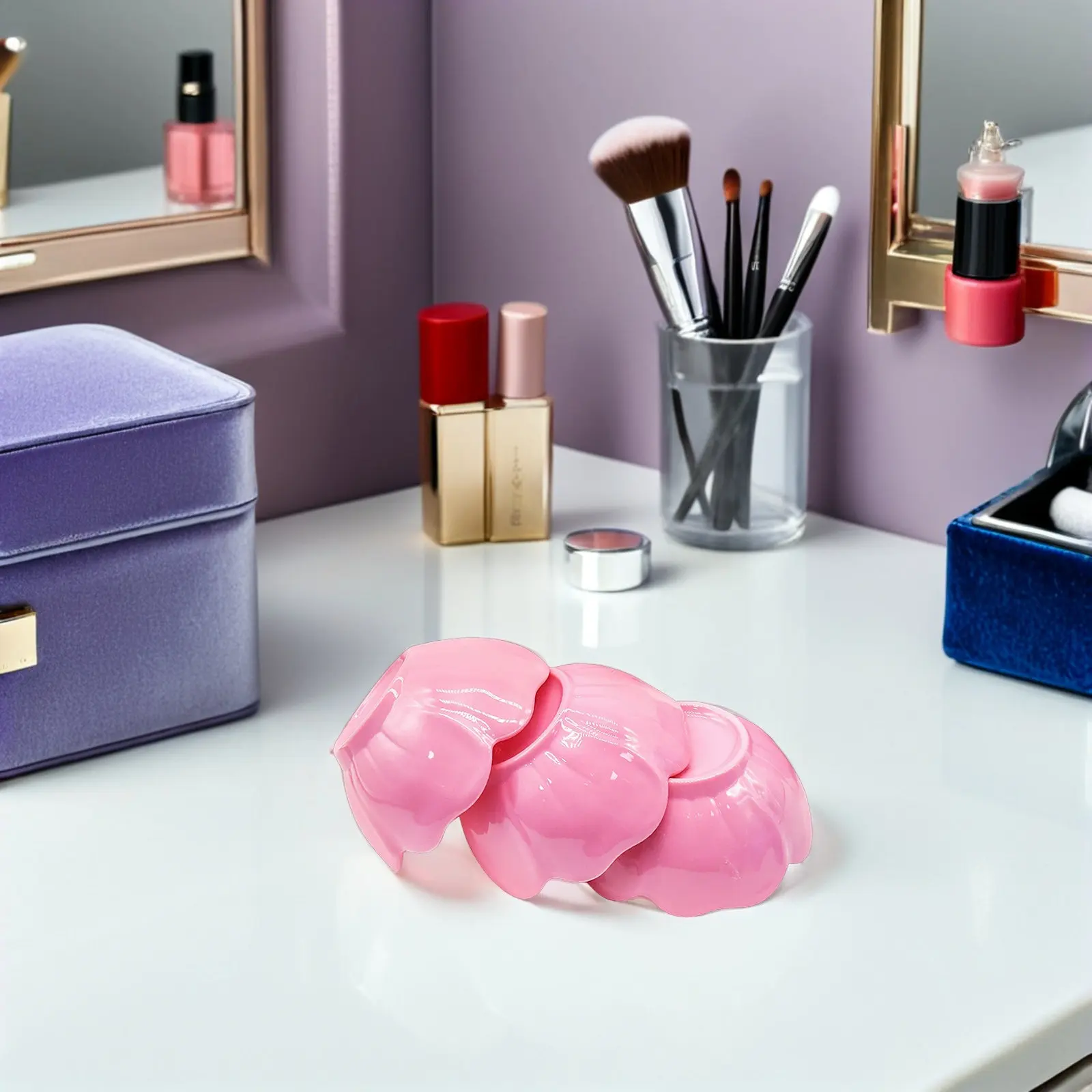 

Набор из 12 чаш для смешивания масок с цветочным узором по краю, для самостоятельного приготовления масок для лица, смешивания эфирных масел и ухода за кожей