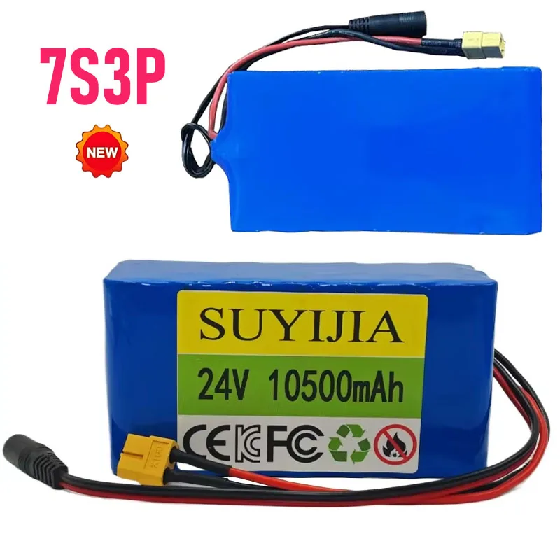 24V 105Ah 7s3p 18650 Battery Lithium Battery 24v 105000mAh Electric Bicycle Moped Electric Lithium Ion Battery Pack