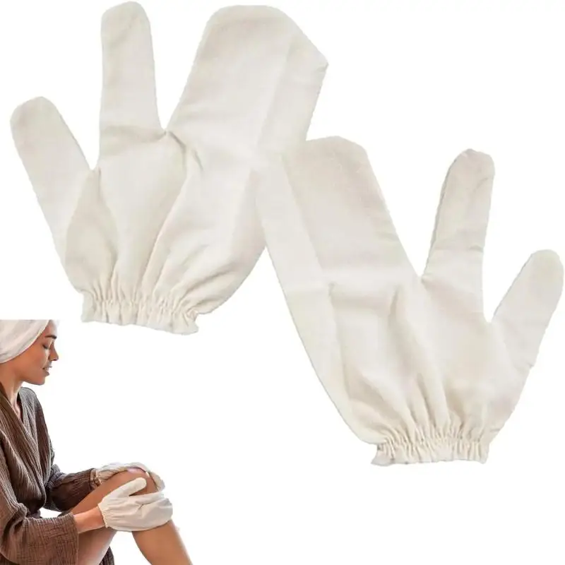 

1/2 шт. перчатки, массажные перчатки из необработанного шелка, массажные перчатки из 100% необработанного шелка, отшелушивающие перчатки, массажные перчатки для душа