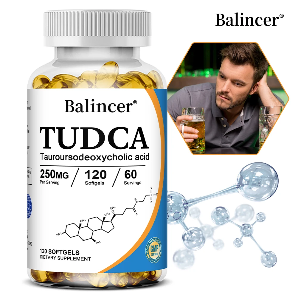 TUDCA Capsules 250mg - Liver Detox & Gallbladder Support, Intestinal Health, Digestive Health, Immune Boost, Anti-Aging