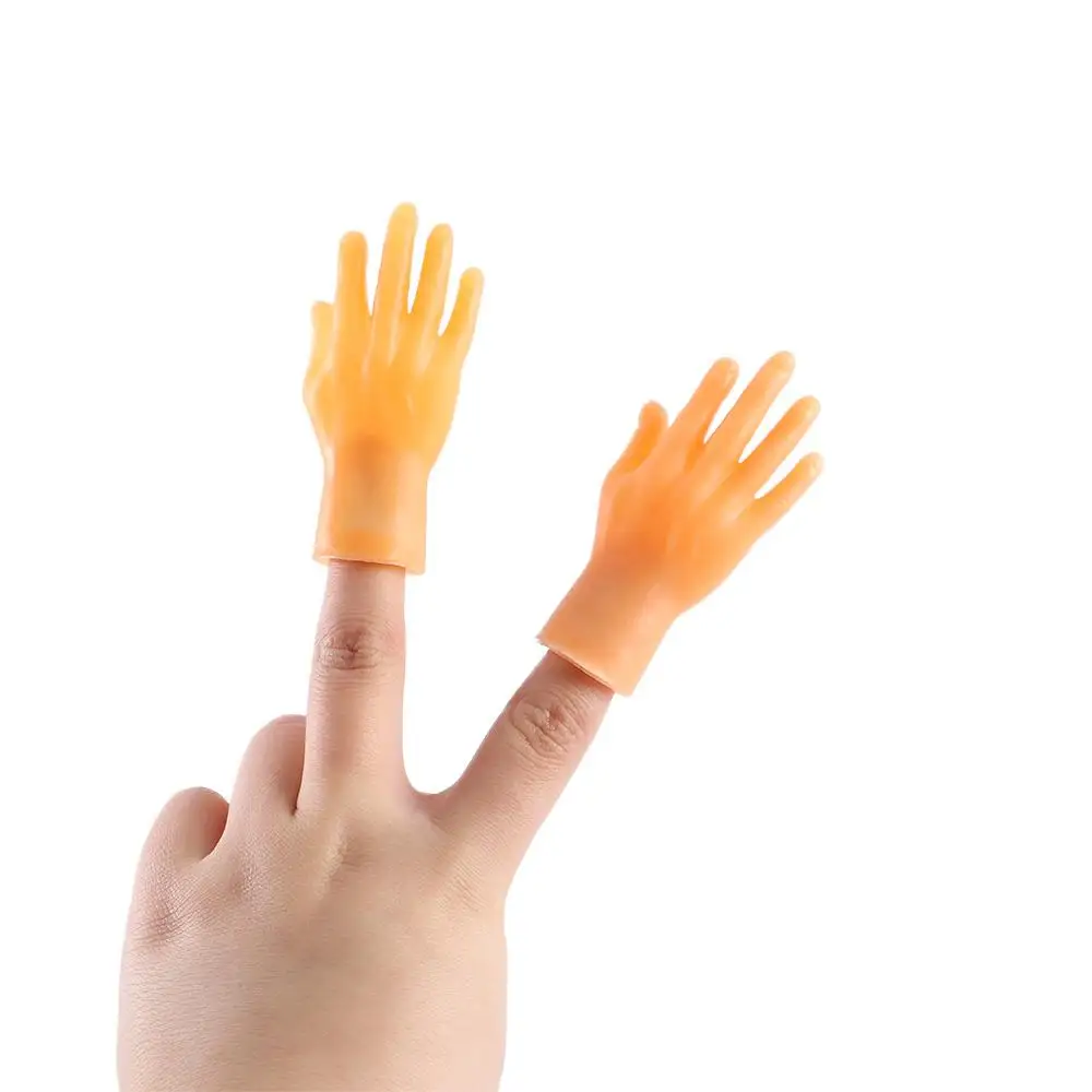 สําหรับเด็กสําหรับเกมของเล่นตลกการ์ตูนสร้างสรรค์ขนาดเล็กรุ่น Tiny Finger Hands Finger Puppets ของเล่นนิ้วมือ