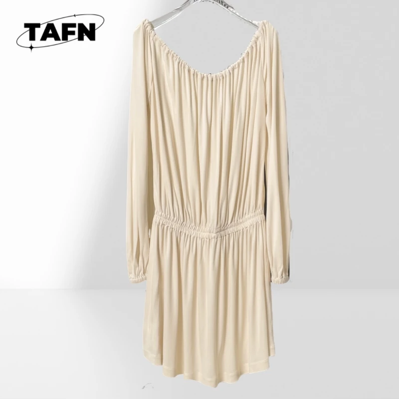 

Dress Beautiful All-Match High Street Simple and Comfortable Classic Retro Cashmere Dress – Perfect for Spring and Summer AF1937