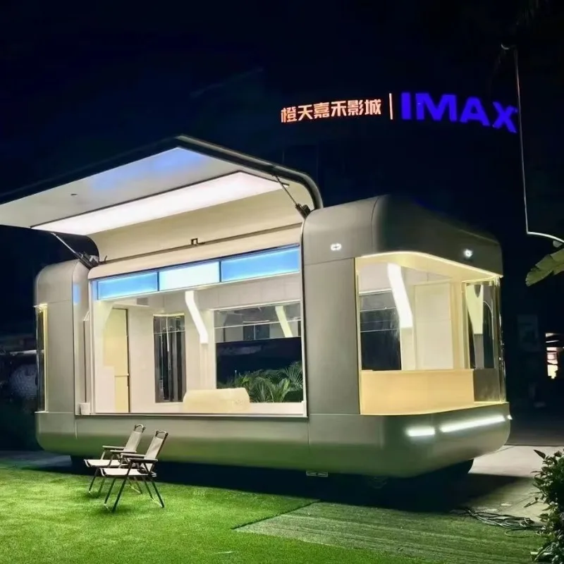 يمكن استخدام فلات لوحة الأنشطة المتنقلة ذات الجناح المزدوج بطول 20 قدمًا كمنزل أو شاحنة طعام #1