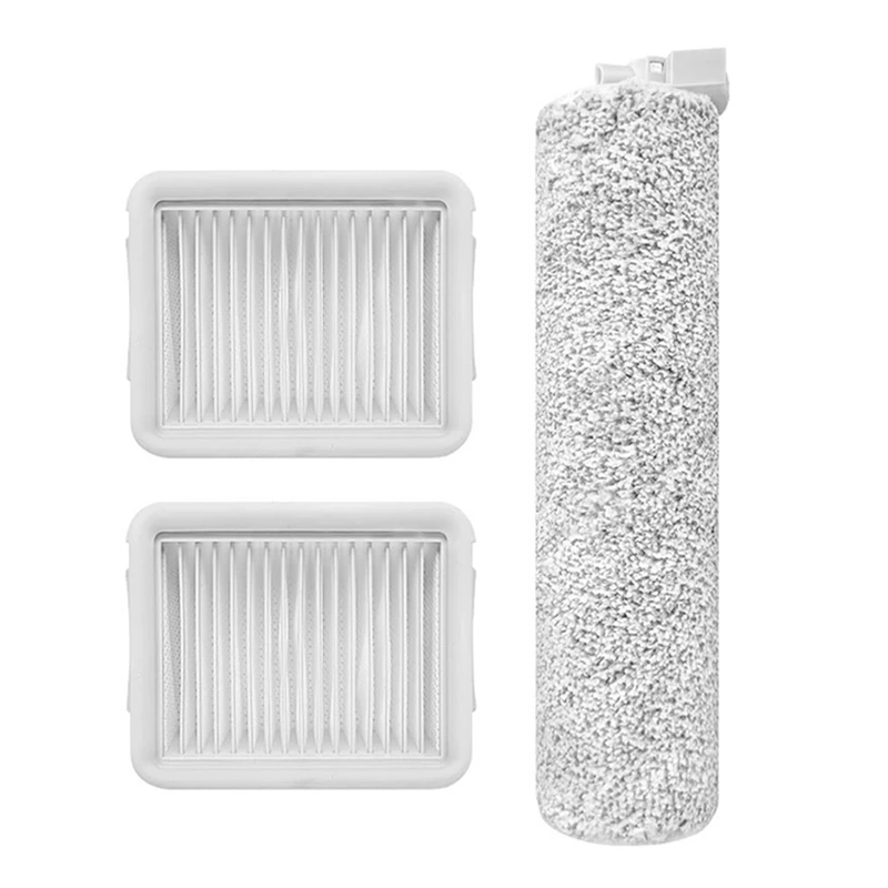 For Xiaomi Mijia Shunzao H100 Pro Wet And Dry Vacuum Cleaner Replacement Parts Soft  Brush Roll Hepa Filter Spare