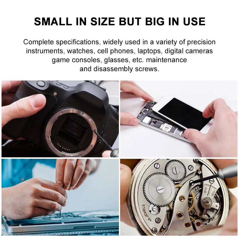 WYNN'S 14Pcs Mini Precision Screwdriver Set Small Screwdriver Set for Computer Watch Phone Repair Magnetic Opening Hand Tool