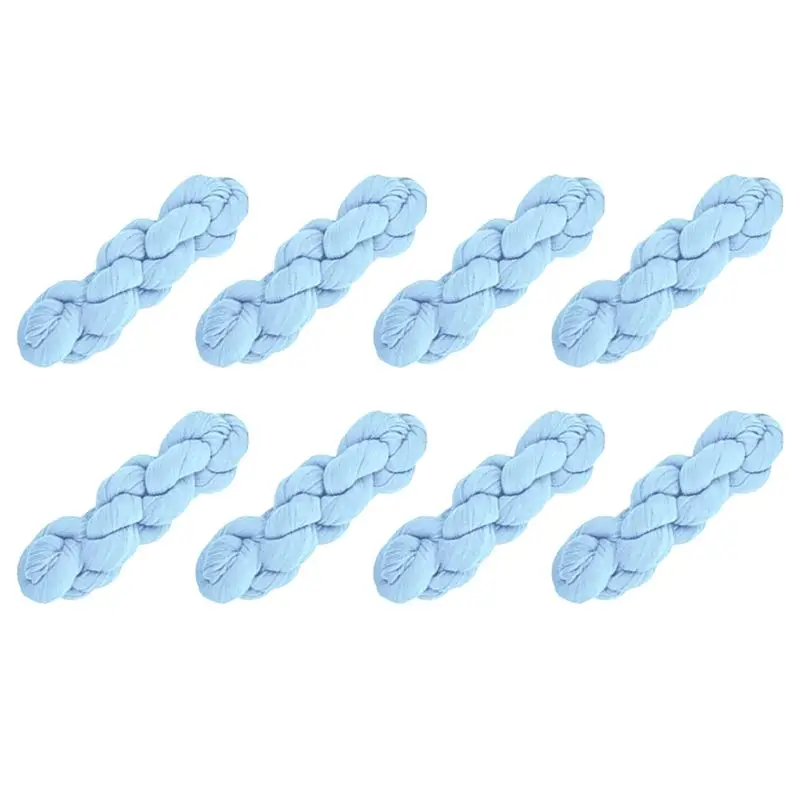 

ABGR-Baby Blue Cheese Cloth 8-Pack 90X300cm Gauze Table Runners For Weddings, Baby Shower