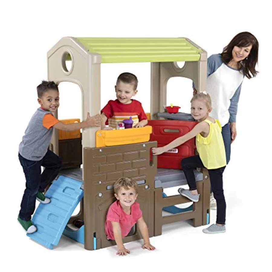 Young Explorers Discovery Playhouse - Indoor or Outdoor Clubhouse and Activity Playset for Toddlers and,Made in USA