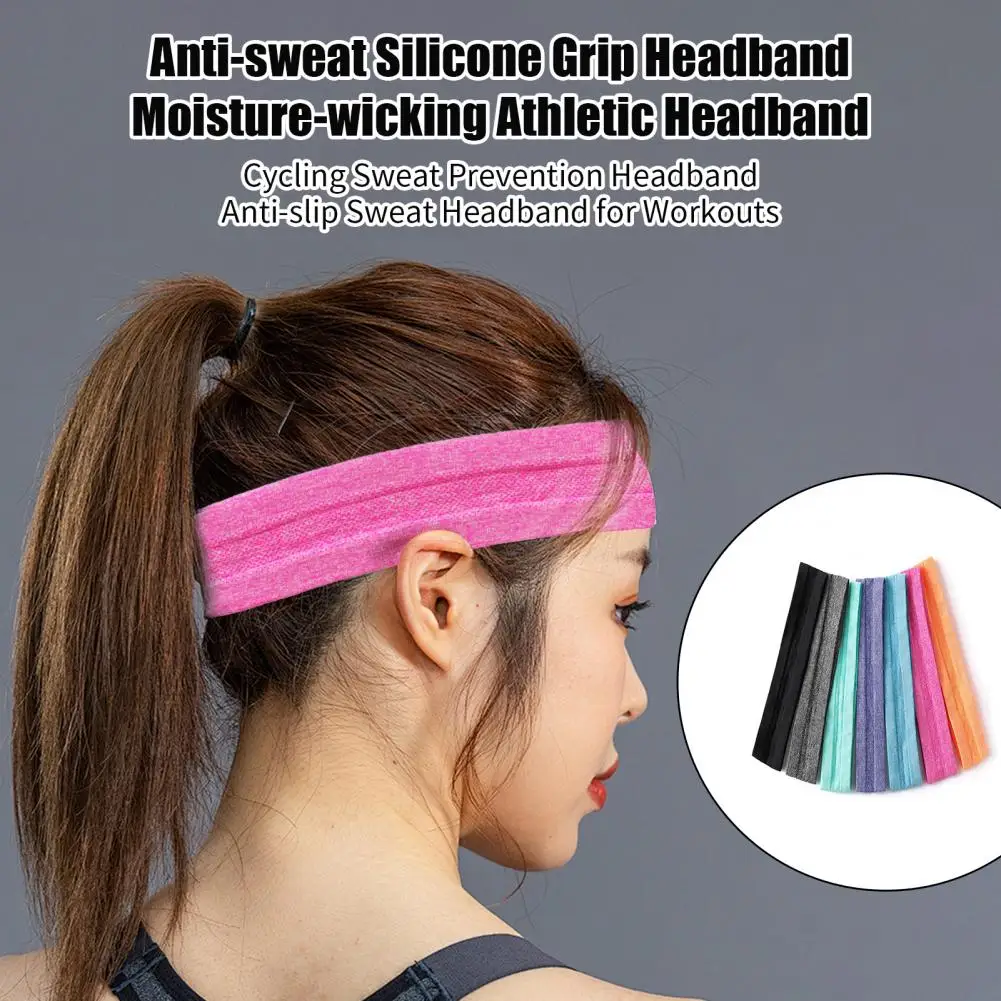 Quick-dry Sports Headband for Cycling Moisture Wicking Sports Headbands for Men Women High Elasticity Fitness for Running